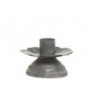Chic Antique Zinkový antik kovový svietnik na úzku sviečku Flower - 7*11*4 cm - Chic Antique Chic Antique Zinkový antik kovový svietnik na úzku sviečku Flower - 7*11*4 cm - Chic Antique