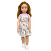 Wiky Chodiaca bábika v kvetinových šatách 70 cm Wiky Chodiaca bábika v kvetinových šatách 70 cm