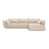 Béžová rohová pohovka (pravý roh) Vanda - Mazzini Sofas Béžová rohová pohovka (pravý roh) Vanda - Mazzini Sofas