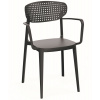 Rojaplast ROJA Křeslo AIRE ARMCHAIR - antracit Rojaplast ROJA Křeslo AIRE ARMCHAIR - antracit