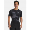Pánske tričko Under Armour UA HG Armour Printed SS-BLK – black camo Velikost: L Pánske tričko Under Armour UA HG Armour Printed SS-BLK – black camo Velikost: L