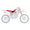 BLACKBIRD E1101/03 poťah sedadla HONDA XR 250/400 '96-'04 (17), logo HONDA, farba čierna/červená BLACKBIRD E1101/03 poťah sedadla HONDA XR 250/400 '96-'04 (17), logo HONDA, farba čierna/červená