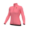 ALÉ Cyklistický dres s dlhým rukávom zimný - WARM RACE R-EV1 - ružová ALÉ Cyklistický dres s dlhým rukávom zimný - WARM RACE R-EV1 - ružová