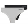 Dámske funkčné nohavičky 2 Pack Kilpi Nelia-W Light Grey/Black 3XL Dámske funkčné nohavičky 2 Pack Kilpi Nelia-W Light Grey/Black 3XL