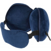 Cestovný vankúš s maskou na oči , Blue Farba: Blue Cestovný vankúš s maskou na oči , Blue Farba: Blue