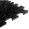 Gumená podlaha puzzle dvojvrstvová 96,5x96,5x1,5cm čierna farba + 15% šedé EPDM Gumená podlaha puzzle dvojvrstvová 96,5x96,5x1,5cm čierna farba + 15% šedé EPDM