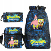 Multi -Chamber School Backpack Spongbob viacfarebný spongebob (Nastavte vzory puzdrových puzdier spongebob batoh) Multi -Chamber School Backpack Spongbob viacfarebný spongebob (Nastavte vzory puzdrových puzdier spongebob batoh)