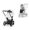 Cybex Platinum CYBEX ePriam 5.0 Set - Style Collection off white 2026 matt black Cybex Platinum CYBEX ePriam 5.0 Set - Style Collection off white 2026 matt black