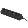 Prodlužovací přívod 230V 3m 4 zásuvky, černý ppa4-03bk PremiumCord Prodlužovací přívod 230V 3m 4 zásuvky, černý ppa4-03bk PremiumCord
