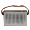 Bluetooth reproduktor Denver BTS-200 Strieborný s Powerbankou a Koženým Pútkom Bluetooth reproduktor Denver BTS-200 Strieborný s Powerbankou a Koženým Pútkom