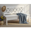 Rustikálna biela lavica SWEET HOME BAX25 bez podpierok rúk s úložným priestorom Délka: 200 cm Rustikálna biela lavica SWEET HOME BAX25 bez podpierok rúk s úložným priestorom Délka: 200 cm