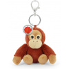 Prívesok na kľúče Keeleco na tašku Orangutan 12 cm Prívesok na kľúče Keeleco na tašku Orangutan 12 cm