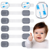 Ricokids Bezpečnostní zařízení pro otevírání skříněk 798101 6 ks šedá Ricokids Bezpečnostní zařízení pro otevírání skříněk 798101 6 ks šedá