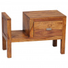 MID.YOU NOČNÝ STOLÍK, indický palisander, - Nočné stolíky - 000850000439 MID.YOU NOČNÝ STOLÍK, indický palisander, - Nočné stolíky - 000850000439
