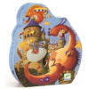 DJECO Puzzle Dračia bitka 54 dielikov DJECO Puzzle Dračia bitka 54 dielikov