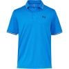 Under Armour Ribbed Short Sleeve Performance Polo Shirt Blue M Under Armour Ribbed Short Sleeve Performance Polo Shirt Blue M