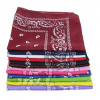 Šatka - Paisley Bandana Cotton - 12 kusov (12 / Dzieen Paisley Bandana Set, Cowboy) Šatka - Paisley Bandana Cotton - 12 kusov (12 / Dzieen Paisley Bandana Set, Cowboy)