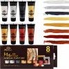 Akrylové Farby Metalické Sada Akrylových Farieb Zlatá farba 8 farieb 21 ml Akrylové Farby Metalické Sada Akrylových Farieb Zlatá farba 8 farieb 21 ml