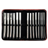 Rouge Stainless Steel 14 Piece Hegar Uterine Dilator Set Rouge Stainless Steel 14 Piece Hegar Uterine Dilator Set