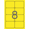 APLI Etikety, 99,1x67,7 mm, farebné, zaoblené rohy, APLI, neónové žlté, 160 etikiet/bal APLI Etikety, 99,1x67,7 mm, farebné, zaoblené rohy, APLI, neónové žlté, 160 etikiet/bal