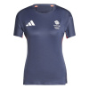 adidas Women's Rutee Team GB Short Sleeve Performance Gym Top Legend Ink 6 (XXS) adidas Women's Rutee Team GB Short Sleeve Performance Gym Top Legend Ink 6 (XXS)