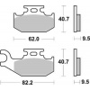 Brzdové destičky DP Brakes zadní YAMAHA YFM 700 R-V Raptor rok 06-14 Brzdové destičky DP Brakes zadní YAMAHA YFM 700 R-V Raptor rok 06-14