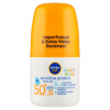 Nivea Sun Protect & Sensitive Detské mlieko na opaľovanie v guľôčke SPF50+ 50 ml Nivea Sun Protect & Sensitive Detské mlieko na opaľovanie v guľôčke SPF50+ 50 ml