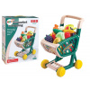 LEAN TOYS Detský nákupný vozík, sada zeleniny a ovocia, zelený LEAN TOYS Detský nákupný vozík, sada zeleniny a ovocia, zelený