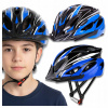 Detská cyklistická prilba Ercole cestná modrá M/L 54-62 cm so štítom Detská cyklistická prilba Ercole cestná modrá M/L 54-62 cm so štítom