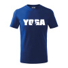 Yoga nápis - Tričko detské bavlnené - 146 cm/10 rokov ( Kráľovská modrá ) Yoga nápis - Tričko detské bavlnené - 146 cm/10 rokov ( Kráľovská modrá )