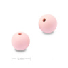 Silikónové guľaté koráliky 12mm Baby Pink - 4 ks Silikónové guľaté koráliky 12mm Baby Pink - 4 ks