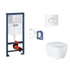 Grohe Rapid SL Set predstenovej inštalácie, klozetu, dosky SoftClose, tlačidla Arena Cosmopolitan a súpravy na vhadzovanie tabliet, alpská biela SANI11BB3156-GR Grohe Rapid SL Set predstenovej inštalácie, klozetu, dosky SoftClose, tlačidla Arena Cosmopolitan a súpravy na vhadzovanie tabliet, alpská biela SANI11BB3156-GR