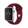 Bordový silikónový remienok na hodinky Apple Watch 38, 40, 41 mm – odtieň vína Bordový silikónový remienok na hodinky Apple Watch 38, 40, 41 mm – odtieň vína