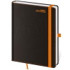 Helma Diár BLACK ORANGE týždenný A5 14,3x20,5cm 2026 Helma Diár BLACK ORANGE týždenný A5 14,3x20,5cm 2026