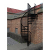 Minka STAIRS Vonkajšie točité schodisko Rondo Zink Color čierne pr. 160 cm Minka STAIRS Vonkajšie točité schodisko Rondo Zink Color čierne pr. 160 cm