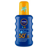 Nivea Sun Kids Caring spray barevný SPF50+ 200 ml Nivea Sun Kids Caring spray barevný SPF50+ 200 ml