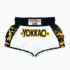 Pánske tréningové šortky YOKKAO Original Muay Thai white Pánske tréningové šortky YOKKAO Original Muay Thai white