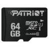 PATRIOT 64GB microSDHC Class10 bez adaptéru PSF64GMDC10 PATRIOT 64GB microSDHC Class10 bez adaptéru PSF64GMDC10