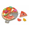 Drevená Pizza Party Tender Leaf Toys so 6 chrumkavými dielmi a 12 potravinami Drevená Pizza Party Tender Leaf Toys so 6 chrumkavými dielmi a 12 potravinami