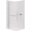 CERANO - Sprchová zástena Walk-in Onyx YL/P - 8 mm + polička/držiak na uteráky - chróm, ryhované sklo - 120x200 cm CERANO - Sprchová zástena Walk-in Onyx YL/P - 8 mm + polička/držiak na uteráky - chróm, ryhované sklo - 120x200 cm