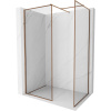 Mexen Kioto-F sprchová stena Walk-in s rámom 135 x 90 cm, priehľadná 8 mm, ružové zlato - 800-135-202-04-60-090 Mexen Kioto-F sprchová stena Walk-in s rámom 135 x 90 cm, priehľadná 8 mm, ružové zlato - 800-135-202-04-60-090