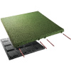 Gumová dopadová doska Terrasoft 50 × 50 × 3 cm – zelená Gumová dopadová doska Terrasoft 50 × 50 × 3 cm – zelená