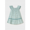 Dievčenské bavlnené šaty Mayoral 1917.4D.Baby.PPYA tyrkysová 104 Dievčenské bavlnené šaty Mayoral 1917.4D.Baby.PPYA tyrkysová 104