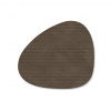 LIND DNA Podtácka CURVE CORDUROY 11 x 13 cm, kaviárová, koža LIND DNA Podtácka CURVE CORDUROY 11 x 13 cm, kaviárová, koža