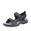 Pánske sandále Rieker 25055-00 čierna Pánske sandále Rieker 25055-00 čierna