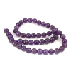 Přírodní Amethyst 8mm - 47Ks - 8mm Přírodní Amethyst 8mm - 47Ks - 8mm