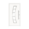 Hliníkovo-oceľové vchodové dvere bezpečnostné Herme RC2 110 x 210 cm P biele Hliníkovo-oceľové vchodové dvere bezpečnostné Herme RC2 110 x 210 cm P biele