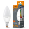 LED žiarovka E14 C37 sviečka 7W = 50W 630lm 4000K neutrálna biela 220° Videx LED žiarovka E14 C37 sviečka 7W = 50W 630lm 4000K neutrálna biela 220° Videx