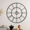 Karls DESIGN Drevené nástenné hodiny - GLOW - 40cm , Zlatá Karls DESIGN Drevené nástenné hodiny - GLOW - 40cm , Zlatá