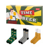 Farebné pánske ponožky SOXO pivo - 3 páry Farebné pánske ponožky SOXO pivo - 3 páry